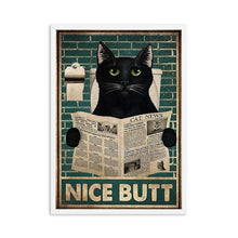 Load image into Gallery viewer, Portrait Black Cat Wall Decor