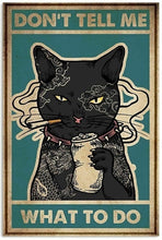 Load image into Gallery viewer, Portrait Black Cat Wall Decor