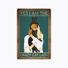 Load image into Gallery viewer, Portrait Black Cat Wall Decor