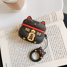 Load image into Gallery viewer, Airpods Case Japanese Cat Silicone