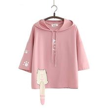 Load image into Gallery viewer, Cute Cat Pullover Hoodie