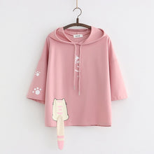 Load image into Gallery viewer, Cute Cat Pullover Hoodie