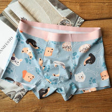 Load image into Gallery viewer, Stylish Cat Print Male Boxer