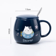 Load image into Gallery viewer, Space Cat Ceramics Mug
