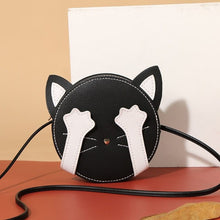 Load image into Gallery viewer, DIY PU Leather Bag Round Cat