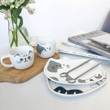 Load image into Gallery viewer, Cute Cat Ceramic Coffee Set
