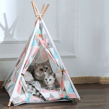 Load image into Gallery viewer, Cat Tent House Bed Portable