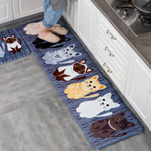 Load image into Gallery viewer, Flannel Floor Mat Doormat Cat