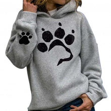 Load image into Gallery viewer, Paw Crop Winter Hoodie