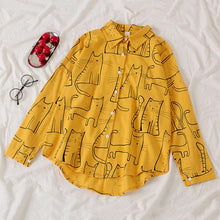 Load image into Gallery viewer, Sweet Cat Blouses Jeans Sets