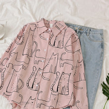 Load image into Gallery viewer, Sweet Cat Blouses Jeans Sets