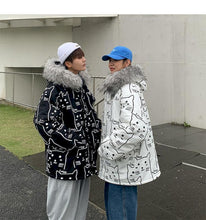 Load image into Gallery viewer, Graffiti Cat Padded Jacket