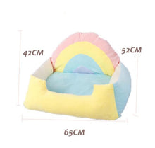 Load image into Gallery viewer, Rainbow Cat Bed Deep Sleep