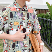 Load image into Gallery viewer, Cartoon Short Sleeve Shirt Men