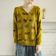 Load image into Gallery viewer, Kawaii Cartoon Cat Thin Sweater