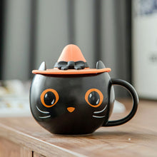Load image into Gallery viewer, Personalized Cat Halloween Coffee Mug