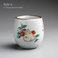 Load image into Gallery viewer, Ceramic Tea Cup Cat