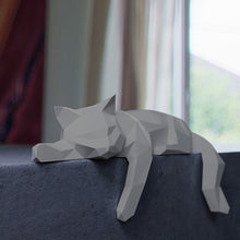 Load image into Gallery viewer, Cat Paper Sculpture DIY Craft