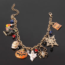 Load image into Gallery viewer, Gothic Punk Halloween Bracelet