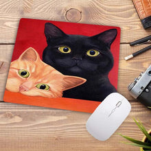 Load image into Gallery viewer, Cartoon Cute Cat Head Mouse Pad