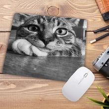 Load image into Gallery viewer, Cartoon Cute Cat Head Mouse Pad