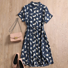 Load image into Gallery viewer, Women Dress Summer Cat Print