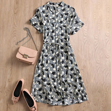 Load image into Gallery viewer, Women Dress Summer Cat Print