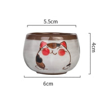 Load image into Gallery viewer, Japanese Cat Sake Set
