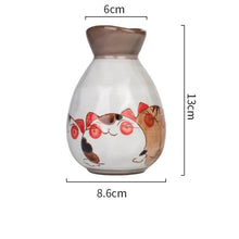 Load image into Gallery viewer, Japanese Cat Sake Set