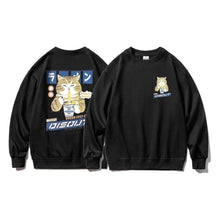 Load image into Gallery viewer, Harajuku Oversized Cat Print Sweatshirt