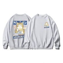 Load image into Gallery viewer, Harajuku Oversized Cat Print Sweatshirt