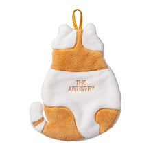 Load image into Gallery viewer, Cute Cat Hand Towel Microfiber
