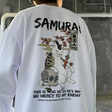 Load image into Gallery viewer, Harajuku Oversized Cat Print Sweatshirt