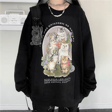 Load image into Gallery viewer, Hip Hop Streetwear Funny Cat