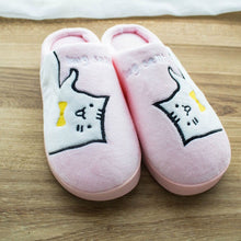 Load image into Gallery viewer, Warm Cartoon Cat Winter Slippers