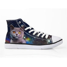 Load image into Gallery viewer, Canvas Shoes Cute Cat Galaxy