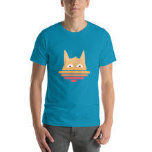 Load image into Gallery viewer, Retro Half Face Cat Casual Shirt