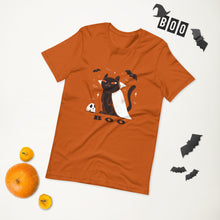 Load image into Gallery viewer, Cat Halloween Boo Shirt Short-Sleeve Unisex T-Shirt