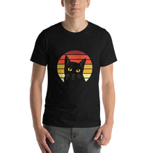 Load image into Gallery viewer, Retro Black Cat Casual Shirt