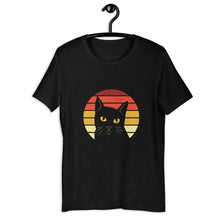 Load image into Gallery viewer, Retro Black Cat Casual Shirt