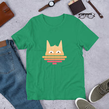 Load image into Gallery viewer, Retro Half Face Cat Casual Shirt
