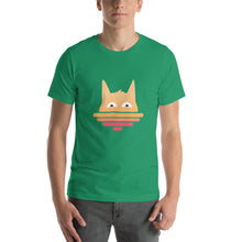 Load image into Gallery viewer, Retro Half Face Cat Casual Shirt