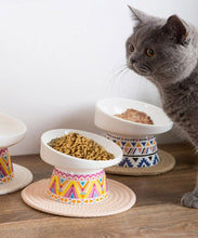 Load image into Gallery viewer, Non-slip Ceramic Cat Bowl
