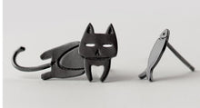 Load image into Gallery viewer, Cute Cat Fish Earrings
