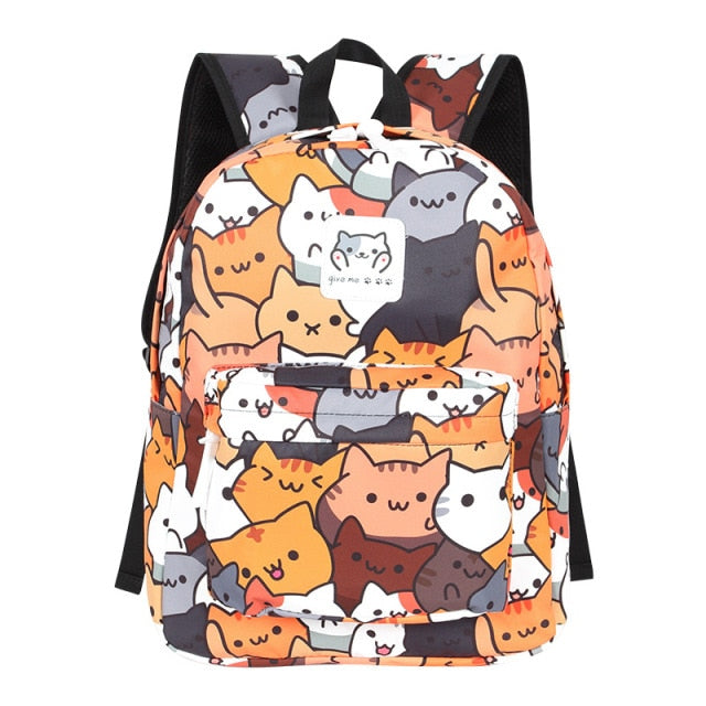 Anime Backpack Cute Cat
