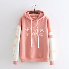 Load image into Gallery viewer, Japanese Kawaii Cat Sweatshirt
