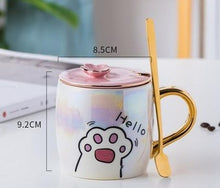 Load image into Gallery viewer, Ceramics Cat Paw Mug Gift
