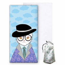 Load image into Gallery viewer, Cartoon Cat Microfiber Towel
