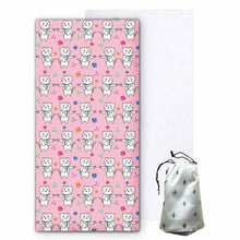 Load image into Gallery viewer, Cartoon Cat Microfiber Towel
