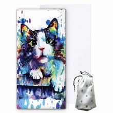 Load image into Gallery viewer, Cartoon Cat Microfiber Towel
